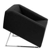 Flash Furniture Hercules Smart Series Black Leathersoft Lounge Chair