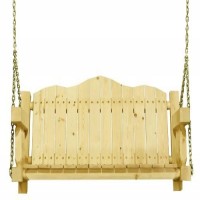 Homestead Collection Porch Swing, Clear Exterior Finish