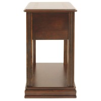 Signature Design by Ashley Breegin New Traditional Wooden Chair Side End Table, Brown