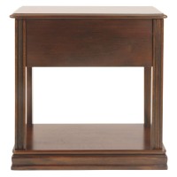 Signature Design by Ashley Breegin New Traditional Wooden Chair Side End Table, Brown