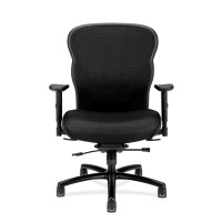 Hon Wave Big And Tall Executive Chair Mesh Office Chair With Adjustable Arms Black Vl705