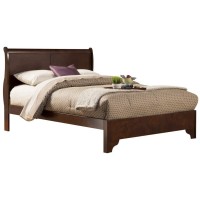 Alpine Furniture West Haven Sleigh Bed, California King Size