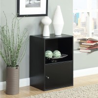 Convenience Concepts Xtra Storage 1Door Cabinet Black