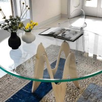 Dulles Glass 34 Round Glass Table Top Tempered 14 Thick Bevel Polished Glass