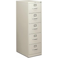 Hon 310 H315C File Cabinet 183 X 265 X 60 5 Drawers Finish Light Gray