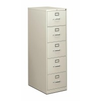 Hon 310 H315C File Cabinet 183 X 265 X 60 5 Drawers Finish Light Gray