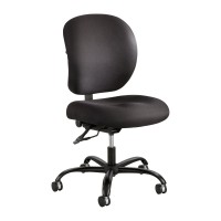 Safco Products 3391Bl Alday 24-7 Task Chair (Optional Arms Sold Separately), Black