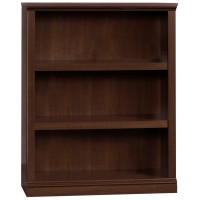 Sauder Miscellaneous Storage 3-Shelf Bookcase/ Book Shelf, Select Cherry Finish