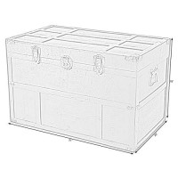 Vintiquewise(Tm Old Cedar Style Large Chest