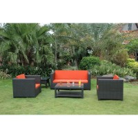 Anderson Teak Coto De Casa Deep Seating Conversation Set