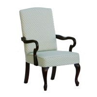 Comfort Pointe Derby Goose Neck Accent Chair - Blue