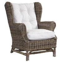 Padmas Plantation Wing Chair, One Size, White