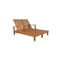 Anderson Teak Brianna Double Sun Lounger With Arm