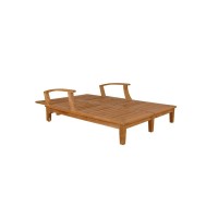 Anderson Teak Brianna Double Sun Lounger With Arm