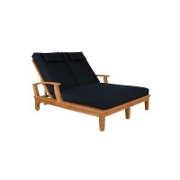 Anderson Teak Brianna Double Sun Lounger With Arm