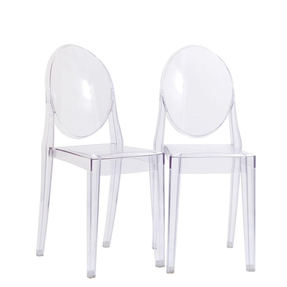 Casper Dining Chairs Set Of 2 Clear