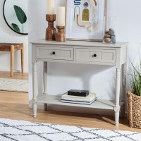 Safavieh American Homes Collection Samantha Vintage Grey 2-Drawer Console Table