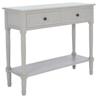 Safavieh American Homes Collection Samantha Vintage Grey 2-Drawer Console Table