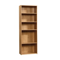 Sauder Beginnings 5-Shelf Bookcase, Highland Oak Finish