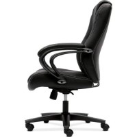 Hon Managerial Office Chair- High-Back Computer Desk Chair With Loop Arms , Black (Vl402)