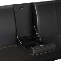 Acme Kofi Upholstered Queen Panel Bed With Storage In Black