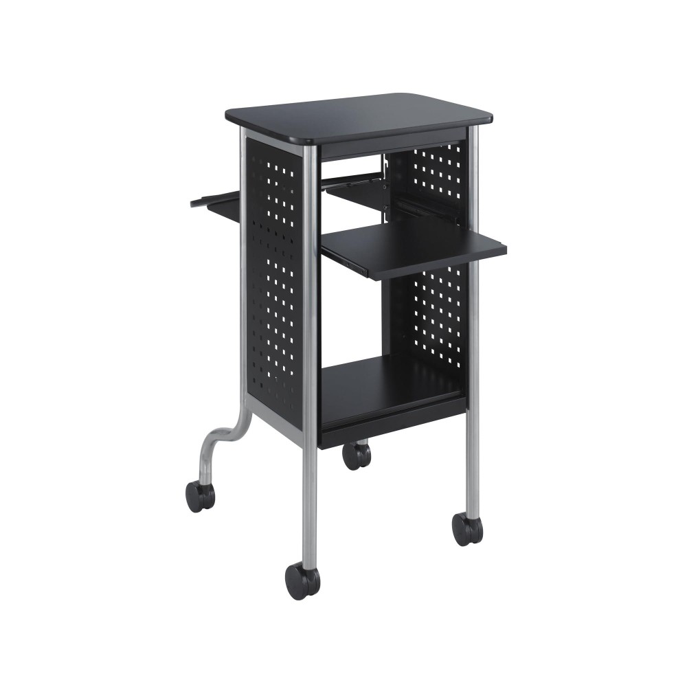 Safco Products Scoot Presentation Cart, Black