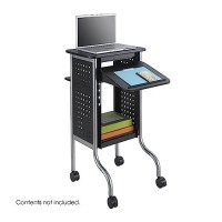 Safco Products Scoot Presentation Cart, Black