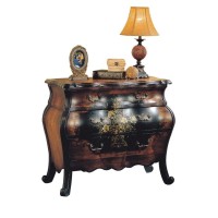 Acme Bombay Chest In Antique Black Finish 09205