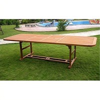 International Caravan Furniture Piece Royal Tahiti Double Butterfly Leaf Table