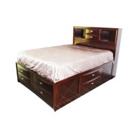 Acme Ireland Queen Storage Bed In Espresso