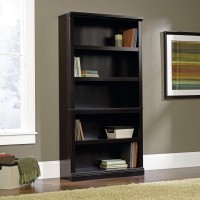 Sauder Miscellaneous Storage 5 Bookcasebook Shelf L 3528 X W 1323 X H 6976 Estate Black