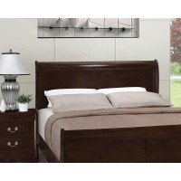 Louis Philippe Cappuccino Full Sleigh Bed