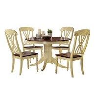 Acme Dylan Dining Table In Buttermilk & Oak