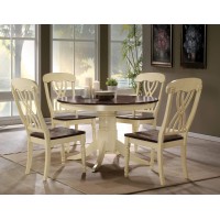 Acme Dylan Dining Table In Buttermilk & Oak