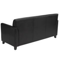 Flash Furniture Hercules Diplomat Series Black Leathersoft Sofa