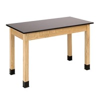 Nps Wood Science Lab Table, 24 X 48 X 36, Phenolic Top