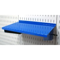 Wall Control Pegboard Shelf 9In Deep Pegboard Shelf Assembly For Wall Control Pegboard And Slotted Tool Board Blue