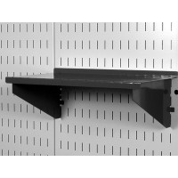 Wall Control Pegboard Shelf 9In Deep Pegboard Shelf Assembly Only For Use Brand Slotted Pegboard Black