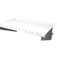 Wall Control Pegboard Shelf 9In Deep Pegboard Shelf Assembly For Wall Control Pegboard And Slotted Tool Board White