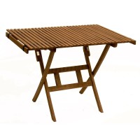 Byer Of Maine Title Recommendation Pangean Roll Top Folding Wood Table, Hardwood Portable Table For Bistro, Deck, Or Camping, Use Indoors Or Outdoors