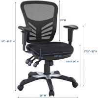 Articulate Mesh Office Chair Black