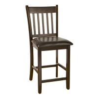 Alpine Furniture Capitola Faux Leather Counter Height Pub Chairs (Set Of 2)