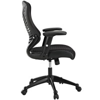 Modway Eei-209-Blk Clutch Ergonomic Mesh Computer Desk Office Chair In Black