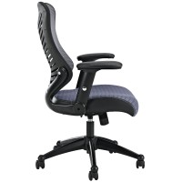 Modway Clutch Ergonomic Mesh Computer Desk Office Chair In Gray