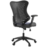 Modway Clutch Ergonomic Mesh Computer Desk Office Chair In Gray