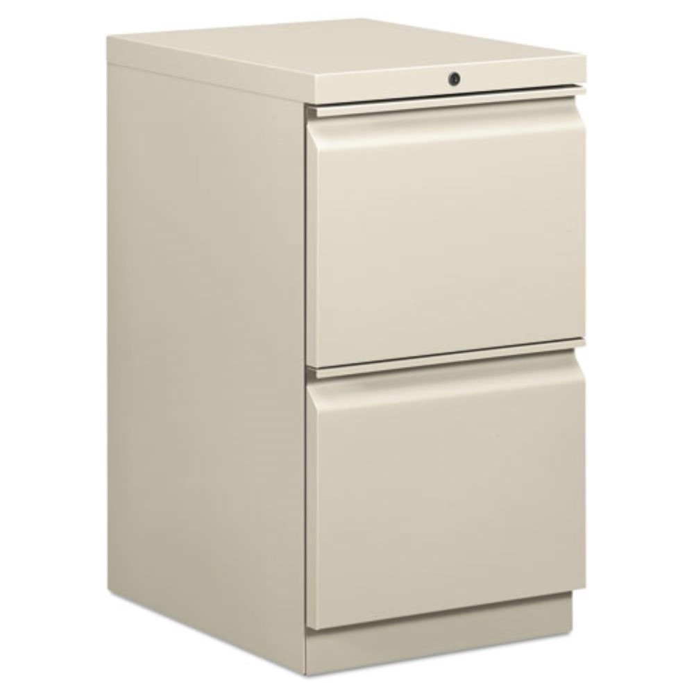 Brigade Mobile Pedestal Left Or Right 2 Lettersize File Drawers Light Gray 15 X 1988 X 28