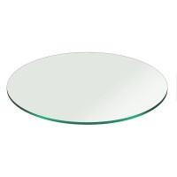 36 Inch Round Glass Table Top 38 Thick Pencil Polish Edge Tempered By Fab Glass And Mirror