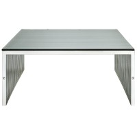 Gridiron Coffee Table Silver