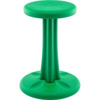 Kore Kids Pre-Teen Wobble Chair - Flexible Seating Stool For Classroom, Home & School, Add/Adhd - Made In The Usa - Age 10-11, Grade 5-6, Green (18.7In)