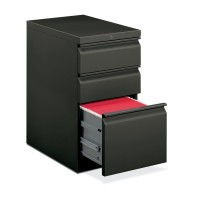 Hon Brigade Mobile Pedestal File Storage Pedestal With 1 File And 2 Box Drawers 2278Inch Charcoal H33723R